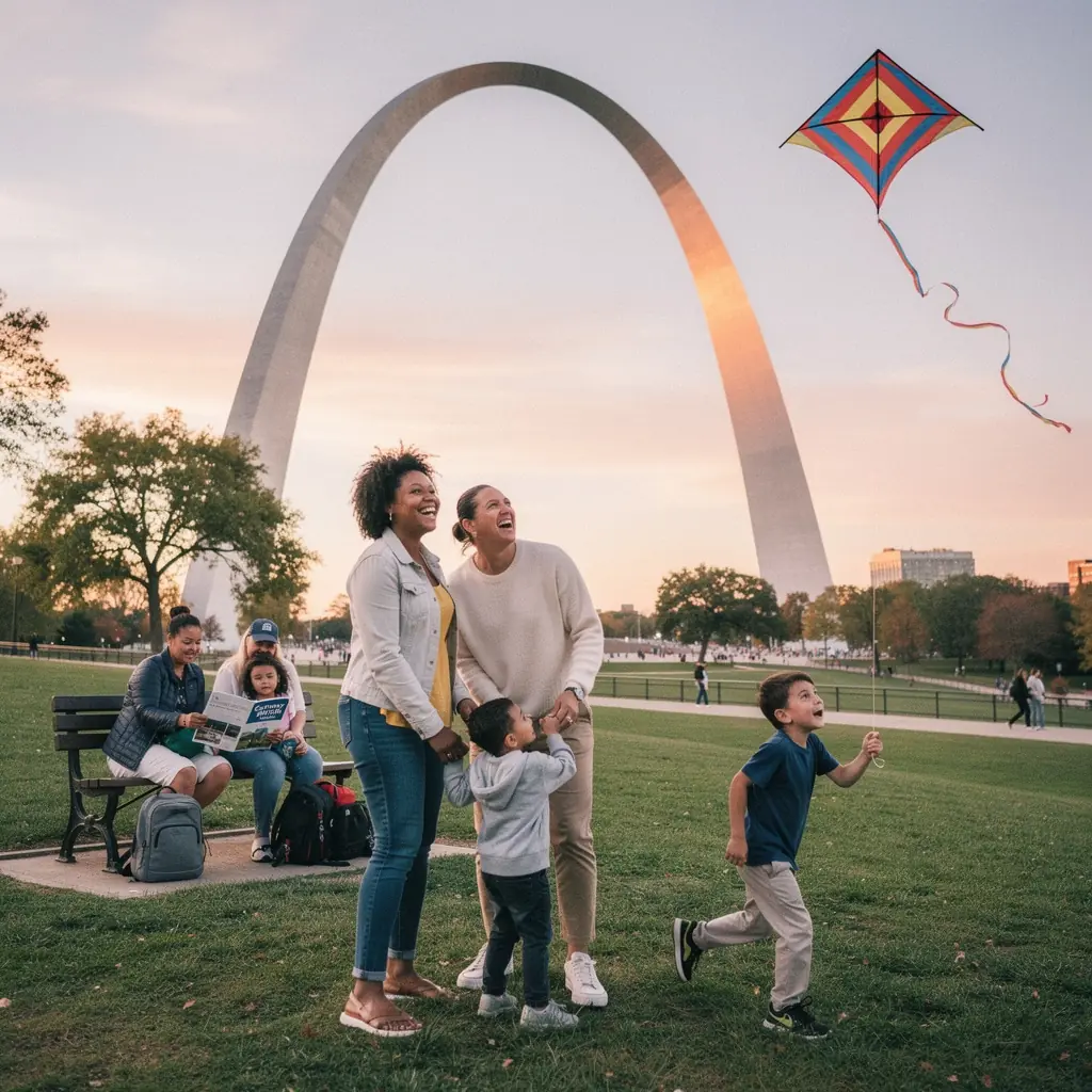 Rodzina spędzająca czas na wspólnym pikniku w parku.